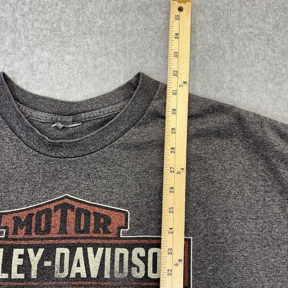 Harley Davidson 2011 Chandler AZ Mens 3XL - 4XL Gray T-Shirt USA Y2K READ - Picture 8 of 9